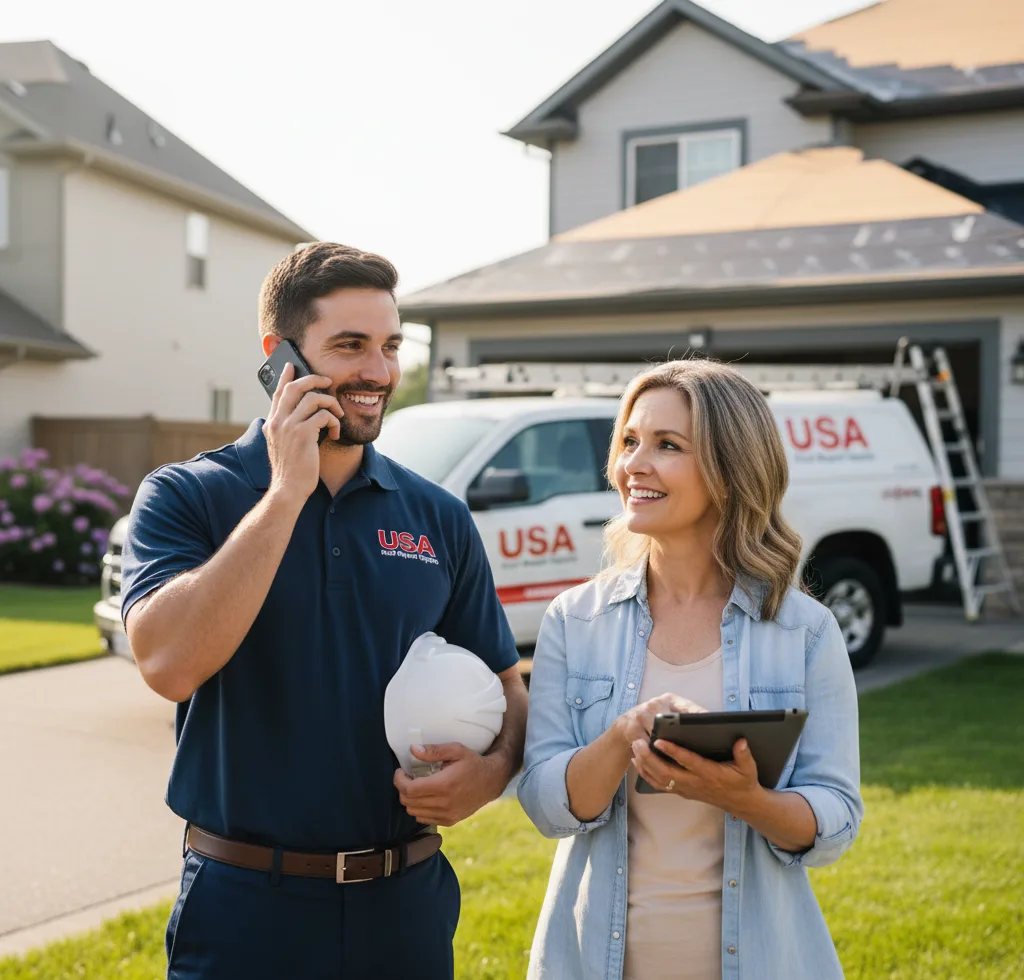 USA Roof Repair Experts customer support in Sabetha